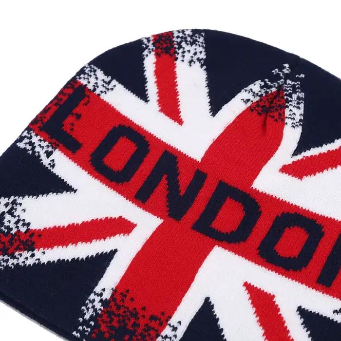 Bocca Angleterre drapeau tricoté Chapeau hiver Bonnet chapeaux pour hommes femmes Y2K chaud