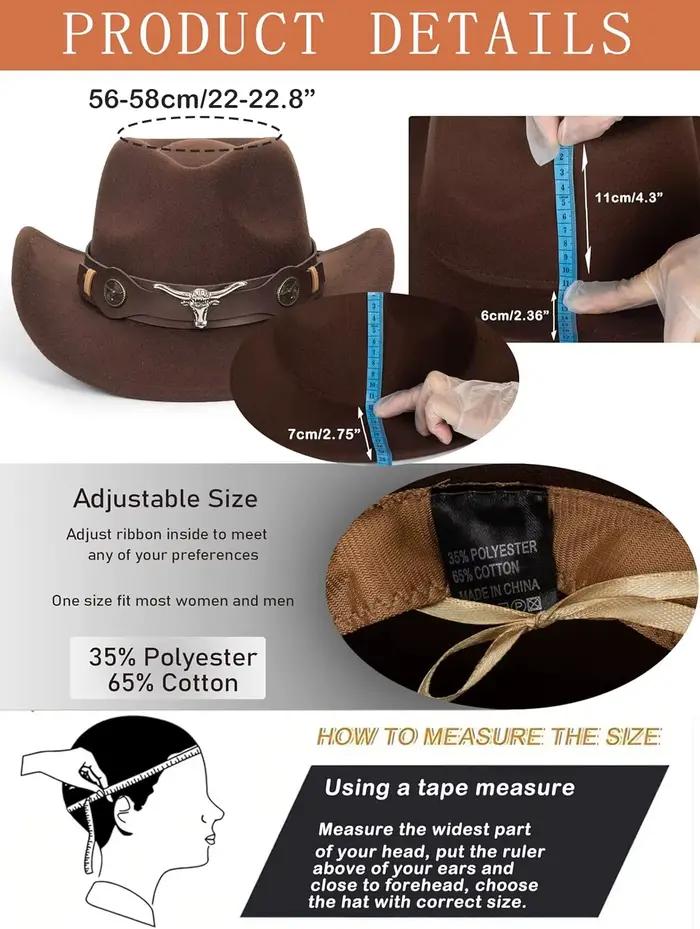 Chapeau de cowboy Fedora unisexe avec bande couleur et étoile scintillante pour femmes et hommes, quatre saisons, soirées à thème, mariages, festivals de musique