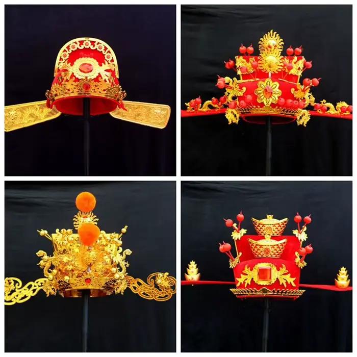 Chapeau de cosplay réglable du dieu de la richesse