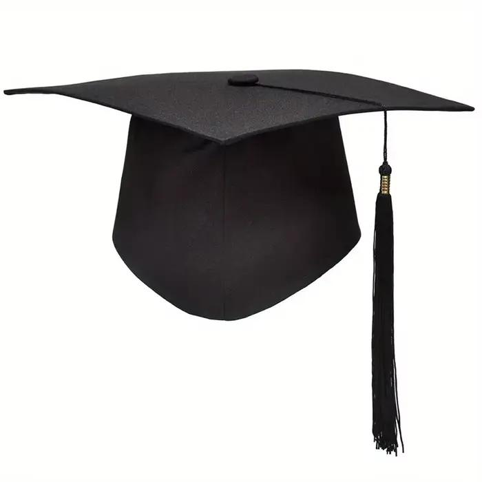 Chapeau de graduation noir pour adultes