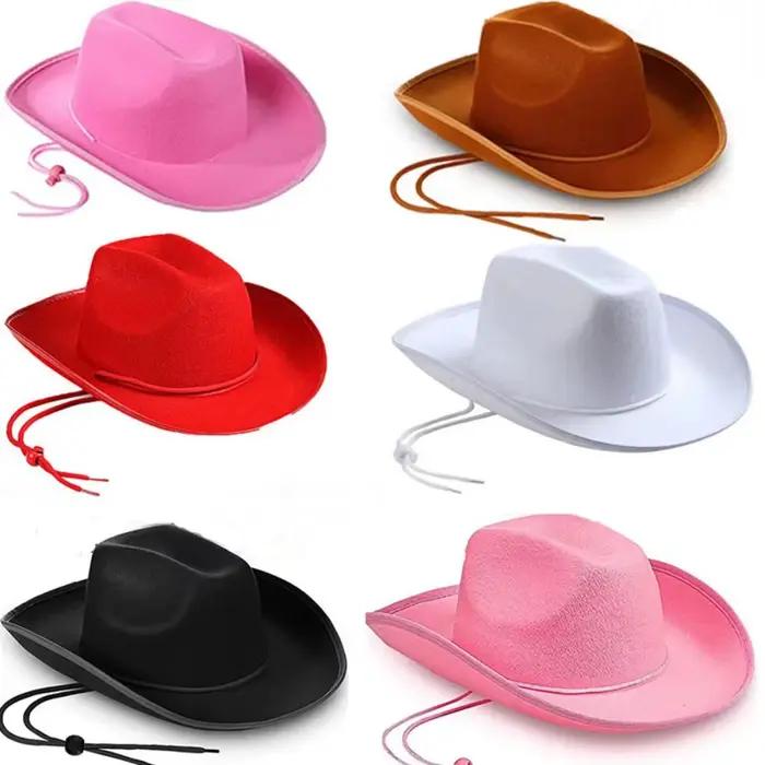Chapeau de Cowboy en Feutre pour Femme et Homme