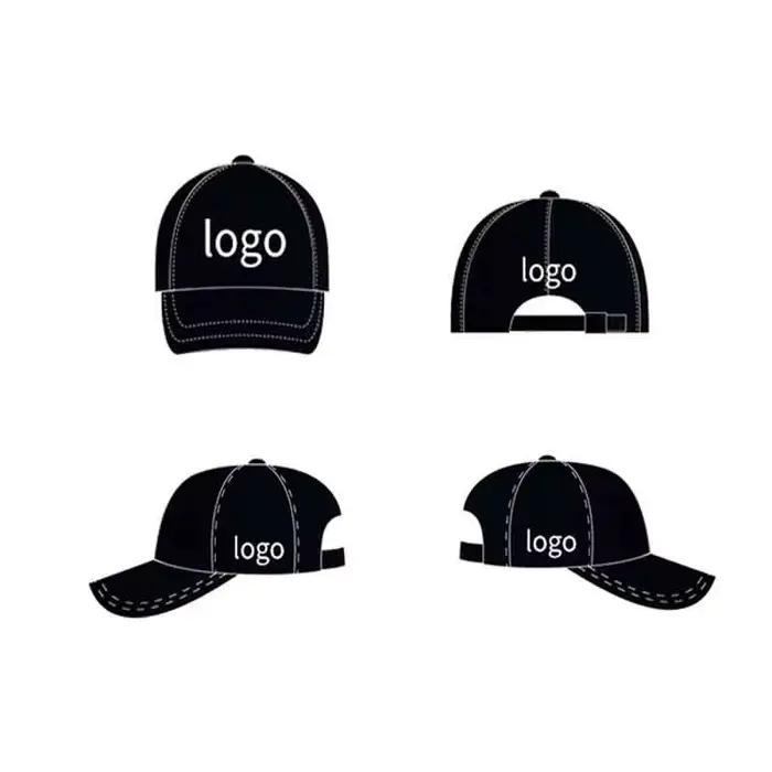 Casquette de Baseball brodée en coton lavé avec Logo personnalisé