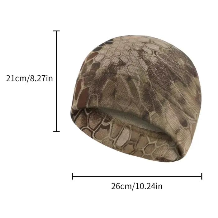 Hommes femmes hiver extérieur polaire montre casquette coupe-vent randonnée casquettes armée militaire tactique bonnet