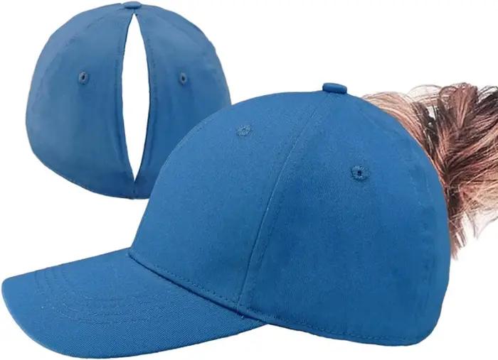 Casquette Queue de Cheval Magnétique Thermique Femme Sport Accessoire Coton Respirant Multicolore Occasions Spéciales Activités Physiques