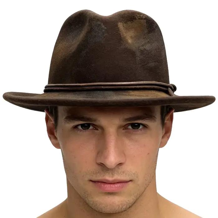 Fedora rétro polyvalente en polyester pour hommes et femmes, élégante et résistante, idéale pour toutes les saisons et les occasions extérieures