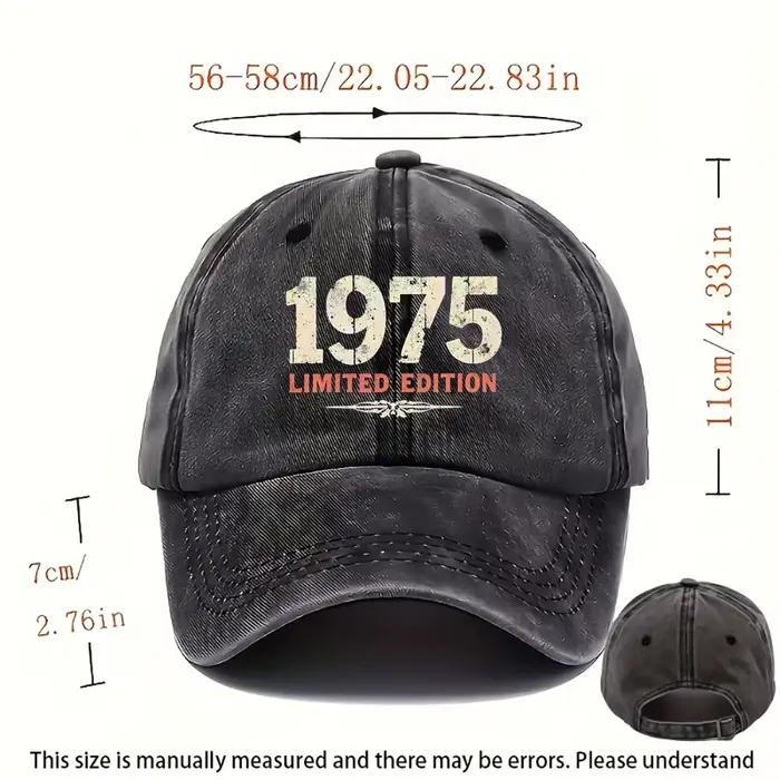 Casquette de style vintage 1975