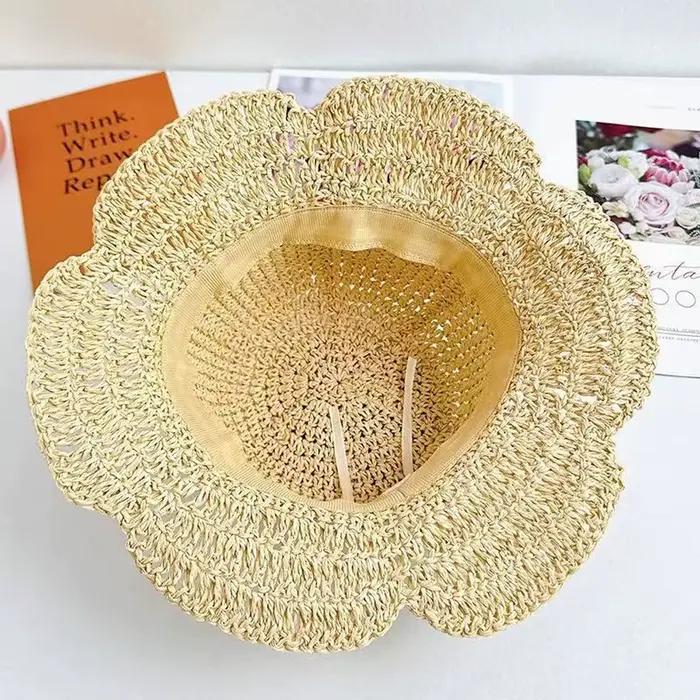Chapeau seau à fleurs élégant pour femmes