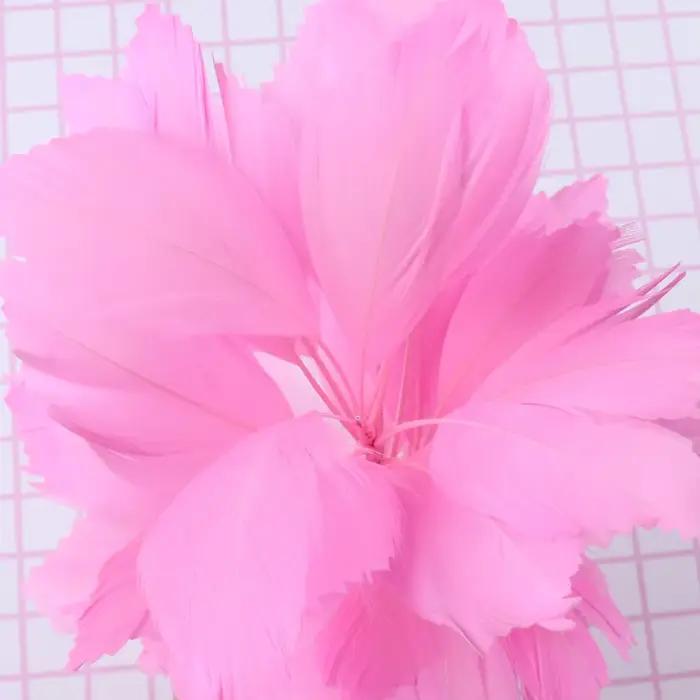 Fleur de Plumes de poulet pour chapeaux