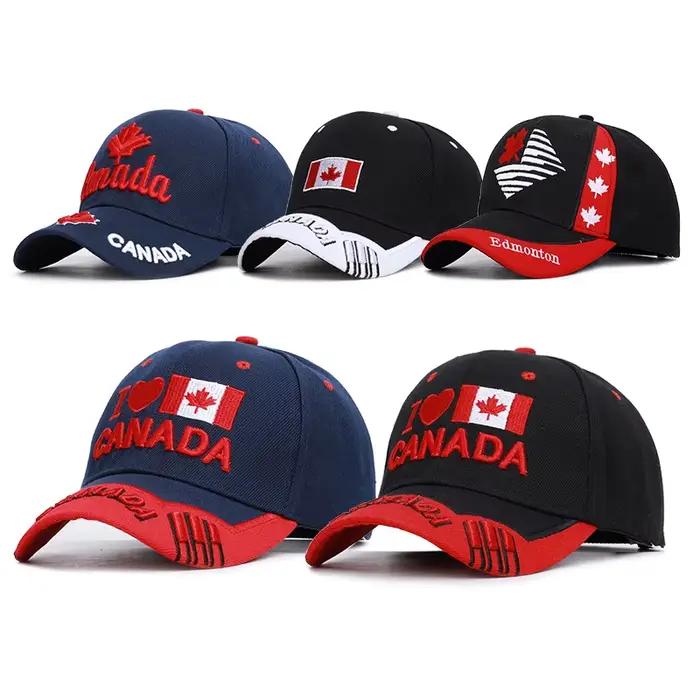 Casquette de baseball brodée Canada Feel pour hommes et femmes