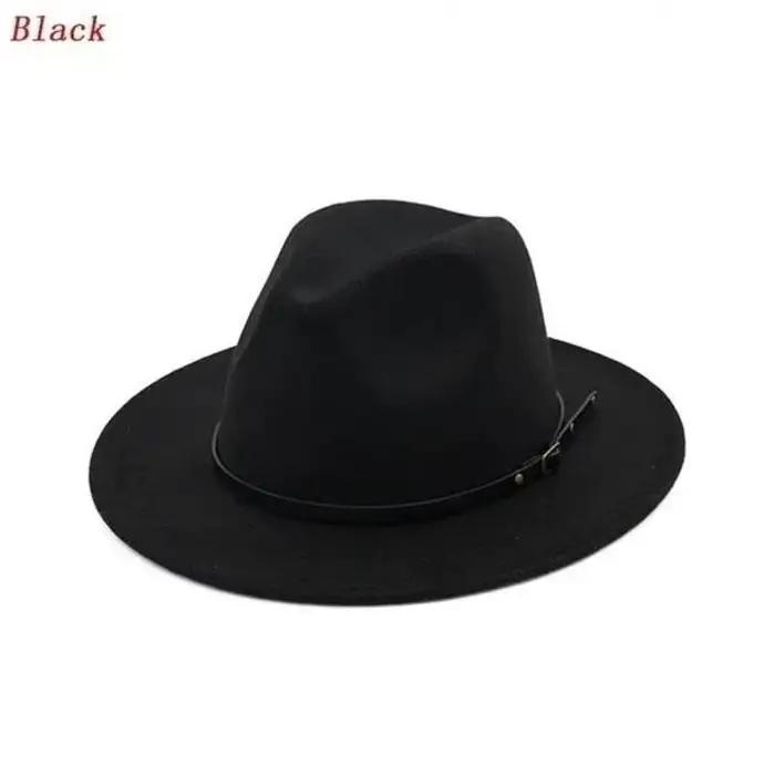 Chapeau Vintage à large bord pour hommes/femmes