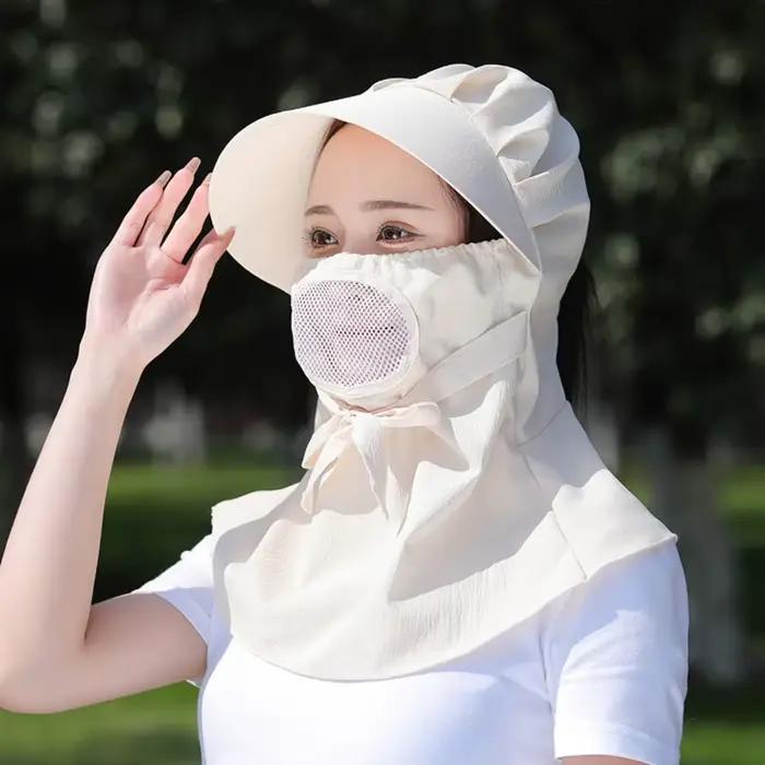 Nouveau style d'accessoires d'équitation pour femmes : Casquette rafraîchissante avec ventilateur