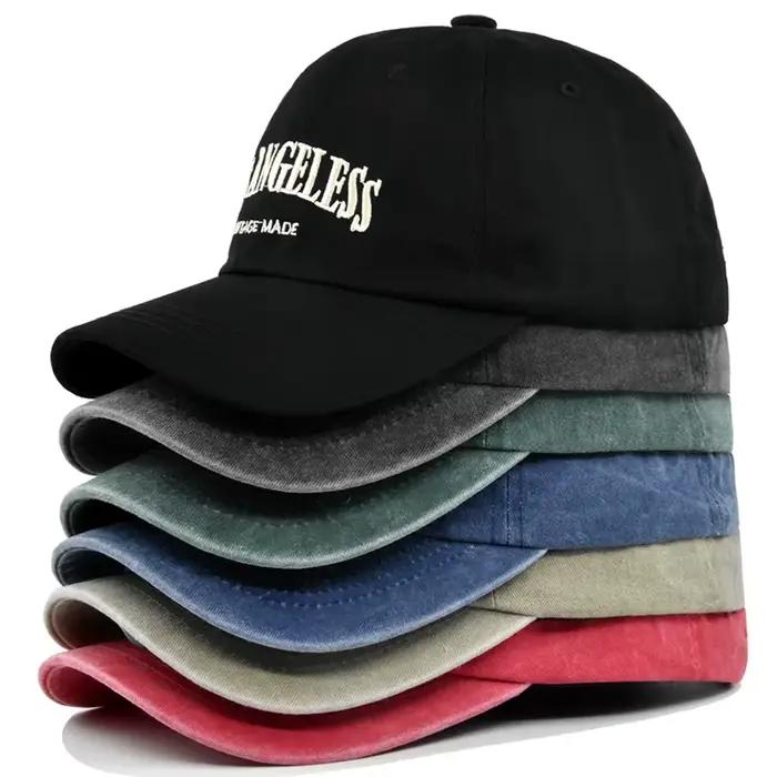 Casquette de Baseball pour femmes lettre broderie capote hommes casquettes à visière décontracté rétro été unisexe