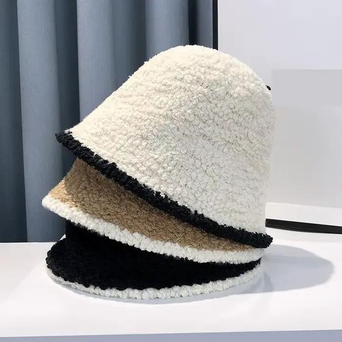Nouveau chapeau de seau COKK pour femmes hiver tricoté décontracté garder au chaud design de mode coréen occasions spéciales