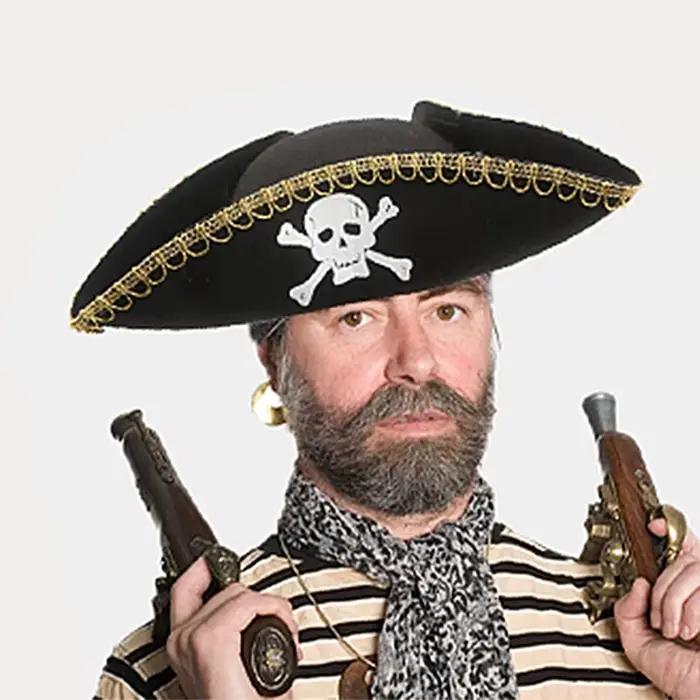 Chapeau de Pirate LED thème