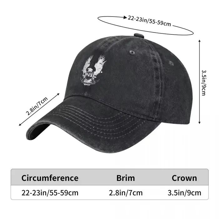 Halo UNSC – casquette de Baseball avec Logo usé