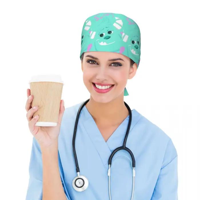 Casquette de travail personnalisée de l'université des monstres polyester tricoté pour homme et femme universitaire chic occassions décontractées laboratoires opérations