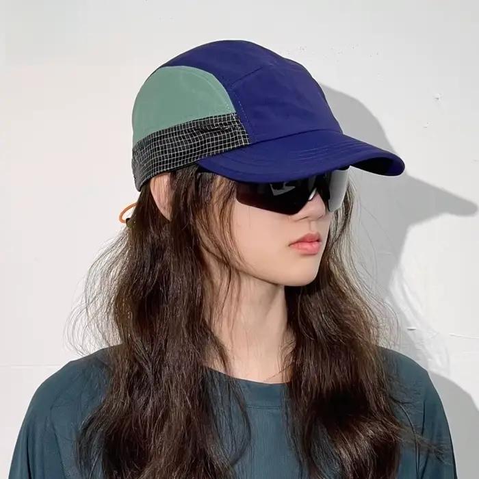 Casquette de baseball color-block à séchage rapide