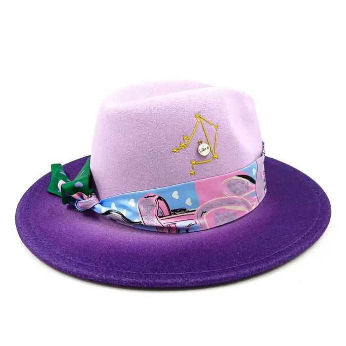 Chapeau Fedoras cousu à la main Panneau