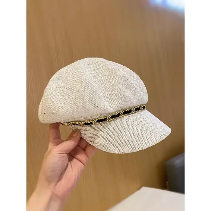 Chapeau Octogonal à Paillettes pour Femme