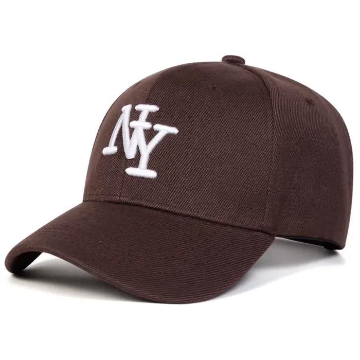 Casquette de baseball brodée NY pour homme