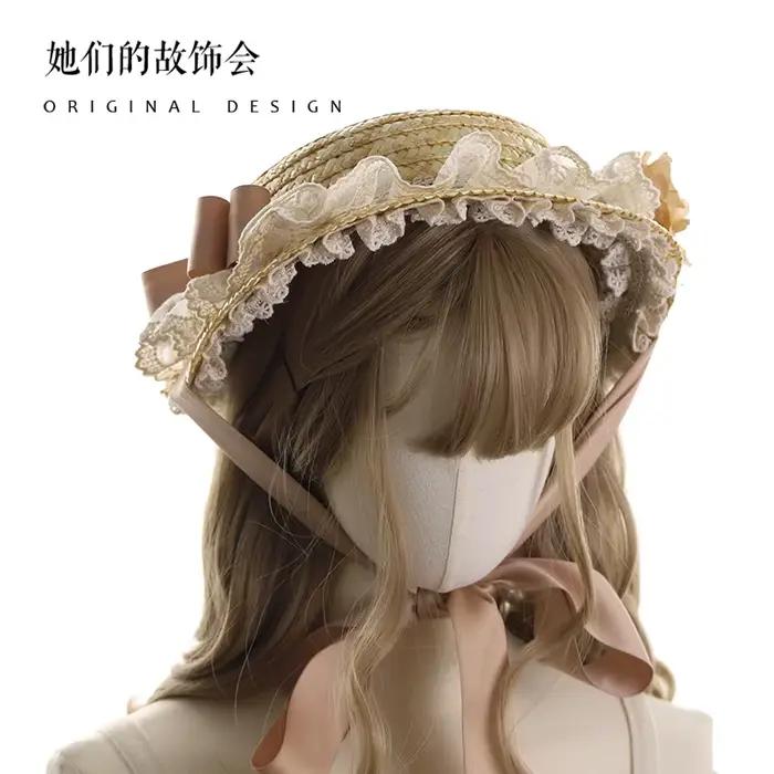 Chapeau de paille Lolita