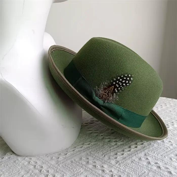 Chapeau de printemps Vintage bleu pour hommes et femmes