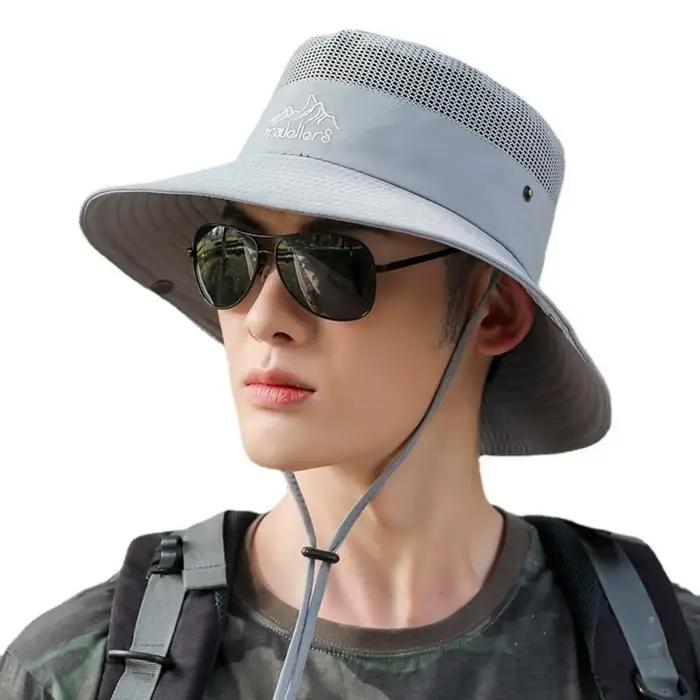 Chapeau de pêche portable pour hommes