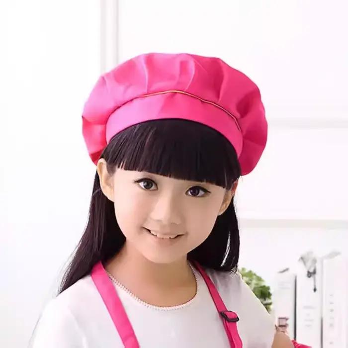 Chapeau de chef en polyester pour enfants