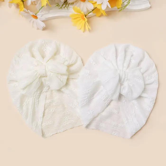 Chapeau en maille pour bébé unisexe avec nœud élégant pour 0-3 mois 4-6 mois 7-9 mois 10-12 mois 13-18 mois 19-24 mois années春天夏天用的婴儿网眼帽，带蝴蝶结，可爱透气弹力，适合春季和夏季，柔软舒适，婴儿配饰