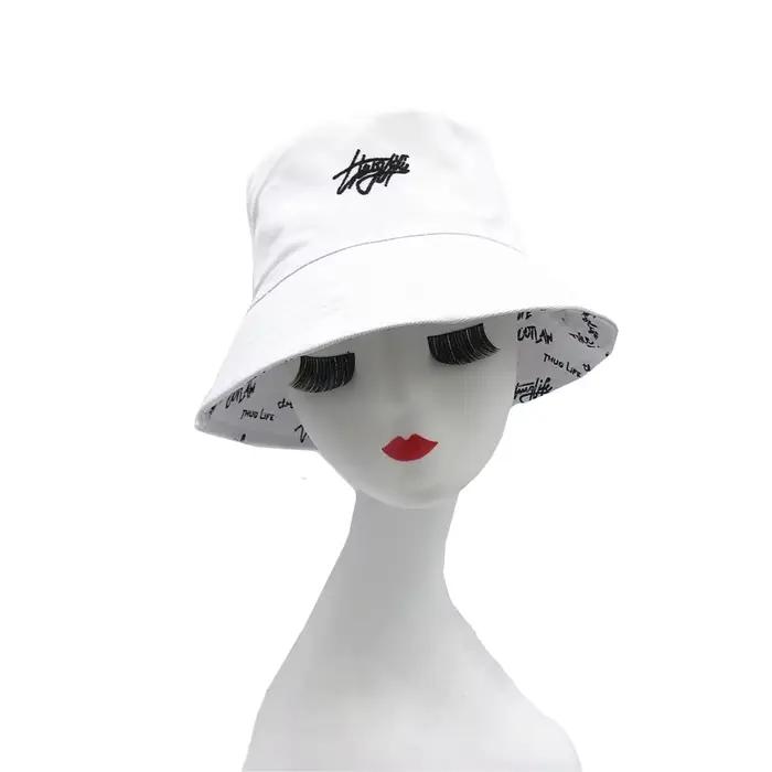 Chapeau seau Double face pour hommes et femmes