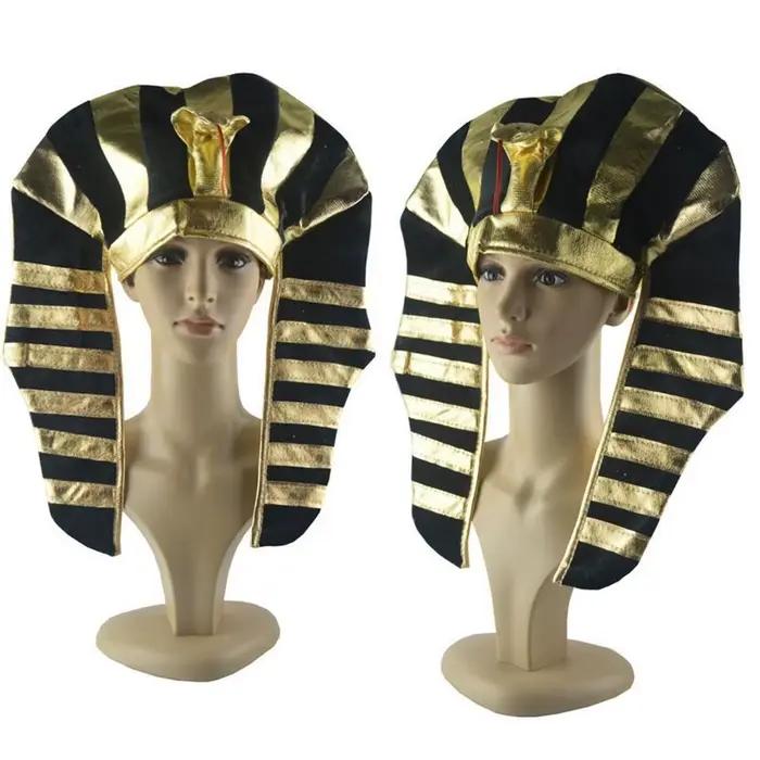 Chapeau de pharaon d'halloween tête de serpent