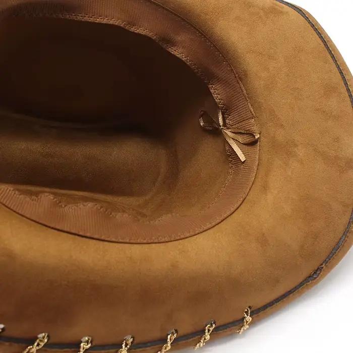 Chapeau de Cowboy occidental tendance pour hommes et femmes