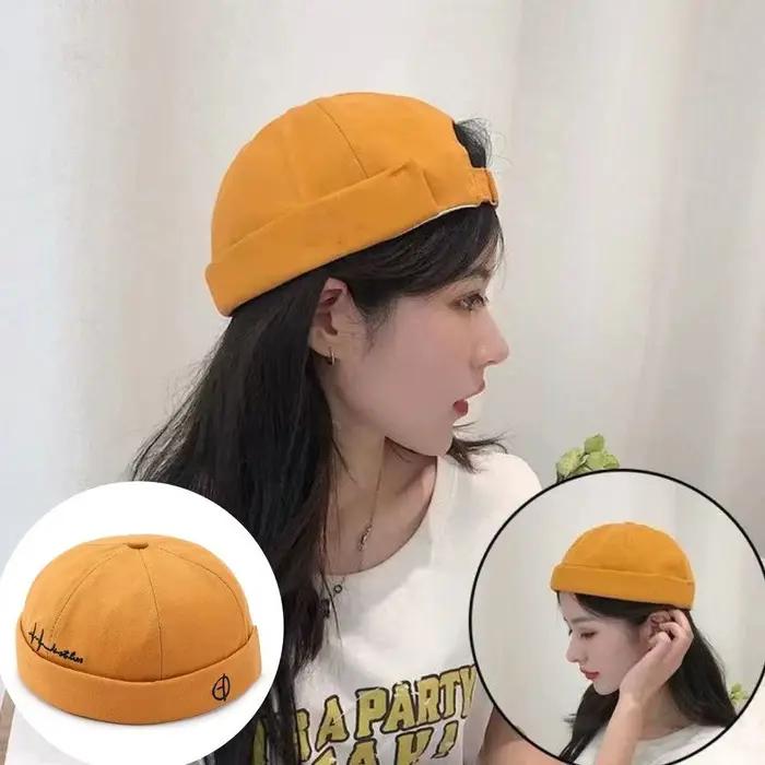 Chaud rétro dôme chapeau hommes coton Docker casquette