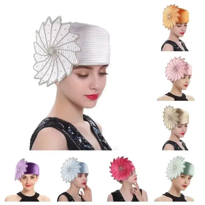 Chapeau d'église pour femmes et fascinateur Kentucky Derby