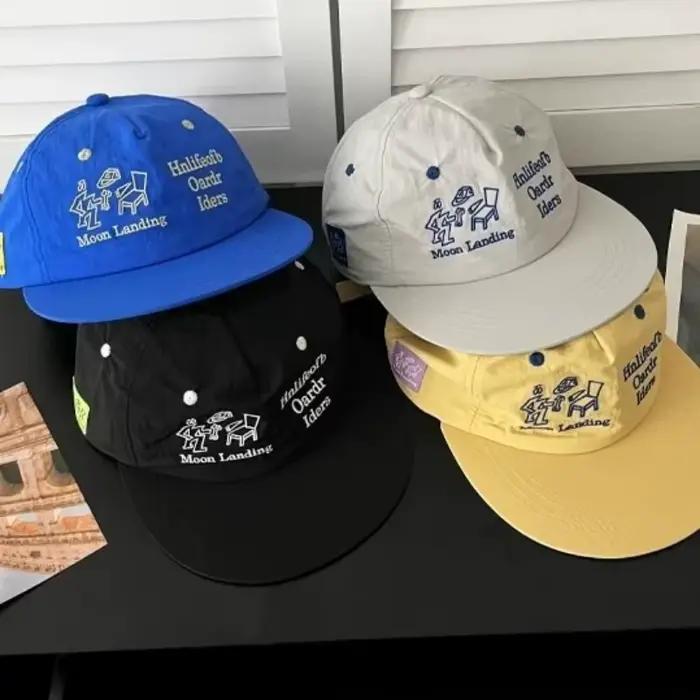Casquette de baseball brodée de dessins animés pour femmes