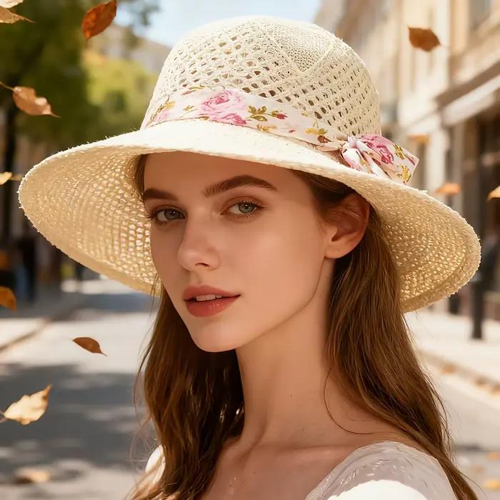 Nouveau chapeau de soleil d'été pour femmes