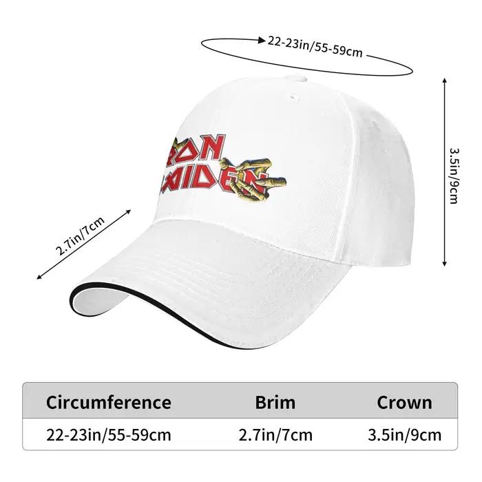 Casquette de Baseball Rock Heavy Metal Iron Band