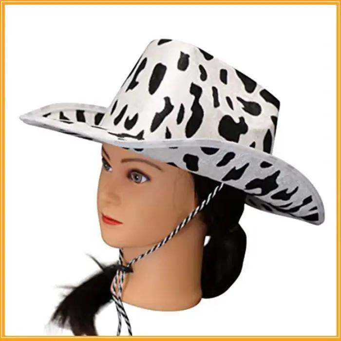 Chapeau de cowgirl à paillettes