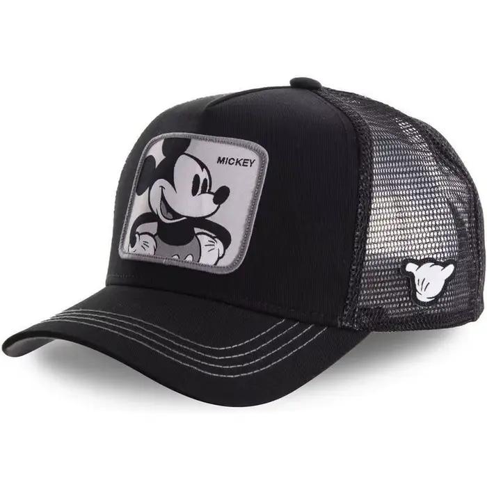 Casquette de baseball en coton style snapback Disney Anime Cartoon pour hommes et femmes
