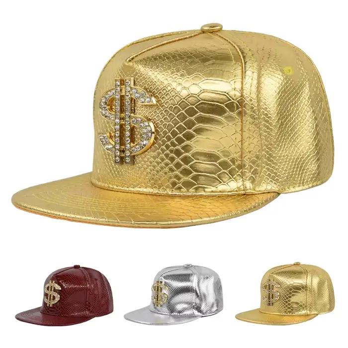 Casquette à bord plat avec la croix de jésus
