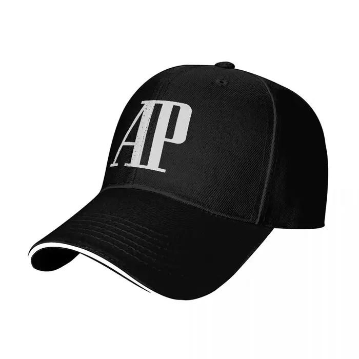 Casquette de baseball noire avec logo AP