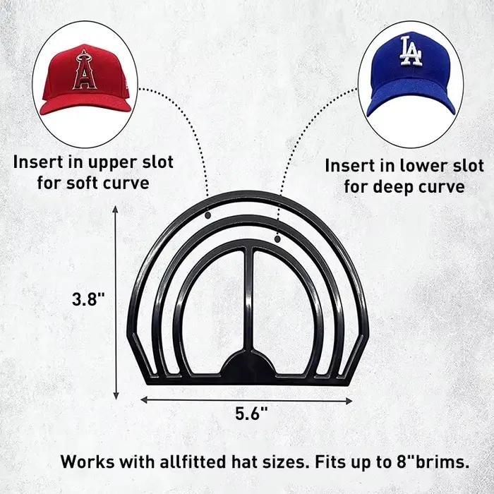 Casquette de baseball cintreuse de bord de chapeau