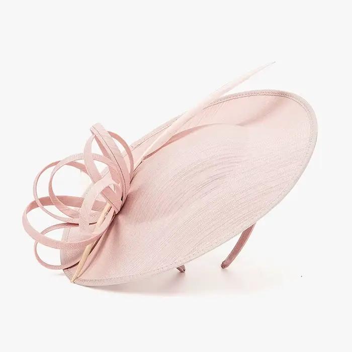 Mariage femmes Fascinator haut-de-forme bandeau cheveux accessoires rétro Cocktail thé fête coiffure mariée casque Chapeau Femme