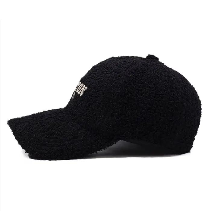 Casquette de baseball de luxe FS en laine d'agneau pour hommes et femmes