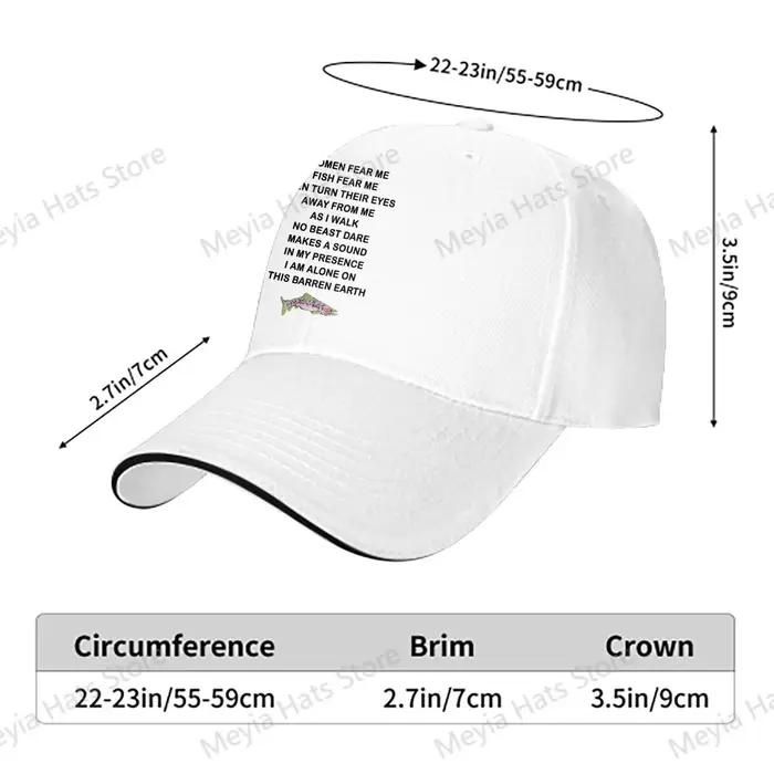 Casquette de baseball Want Me Fish en coton unisexe pour hommes et femmes, visière, protection solaire, design drôle et unique pour toutes les occasions décontractées