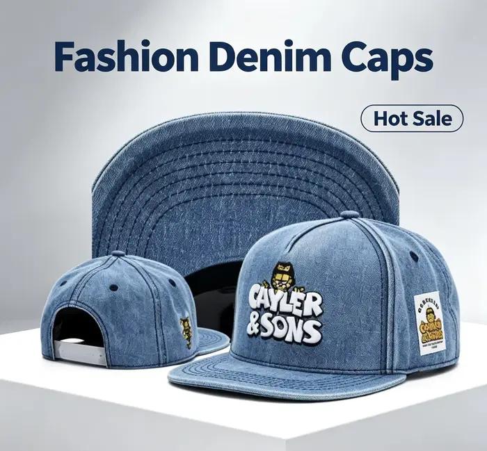 Casquette de baseball CAYLER style hip-hop acrylique et coton pour adultes multifonction tendance dessin animé ajustement parfait extérieur danse urbaine four seasons adjustable strap