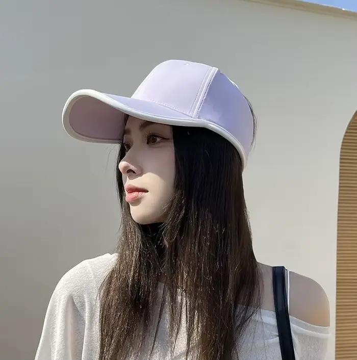 Casquette de baseball pour femme à queue de cheval haute