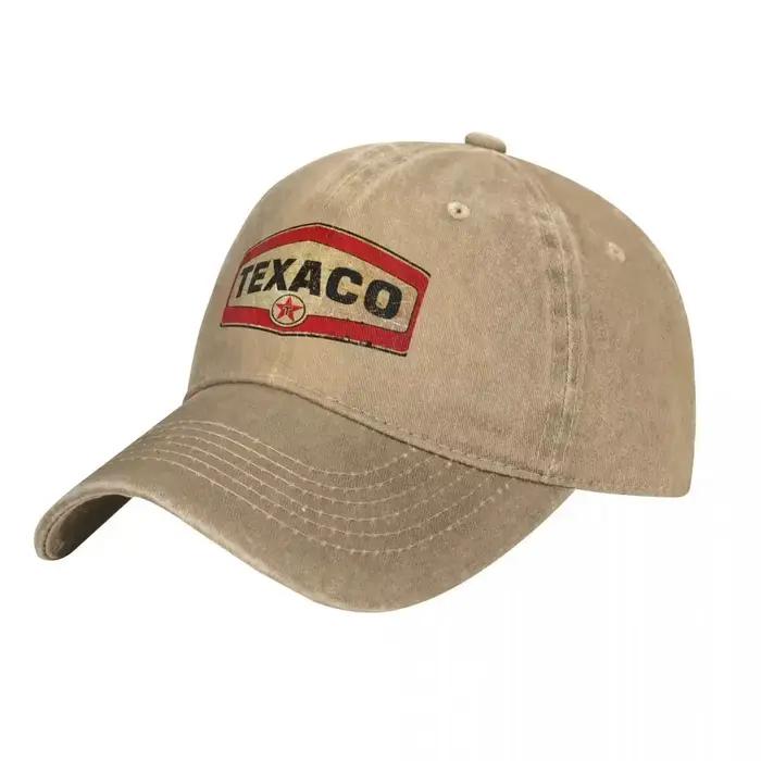 Casquette de baseball classique vintage Texaco unisexe protection solaire réglable pour homme femme style rétro extérieur sport activités plein air
