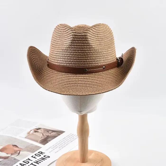 Chapeaux de paille Panama d'été pour femmes et hommes