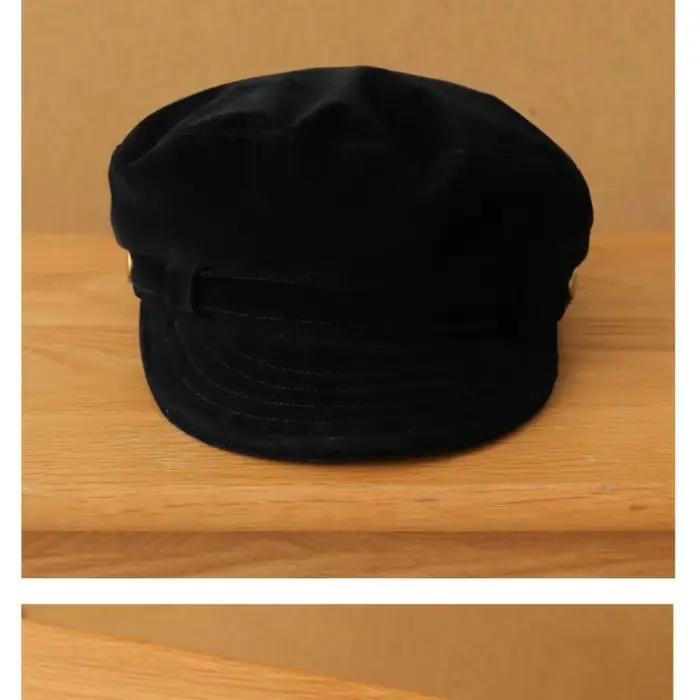 Casquette de style marin vintage pour l'automne et l'hiver